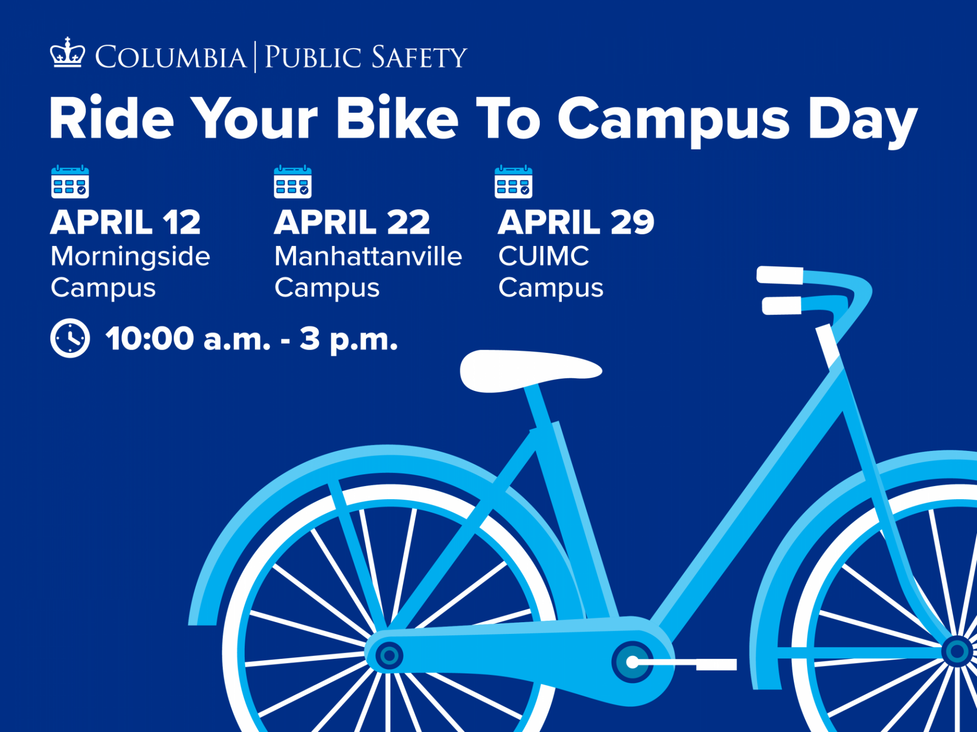 Ride your Bike to Campus Days